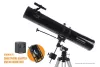 Ďalekohľad Celestron PowerSeeker 114 EQ + motor, adaptér pre smartfón (#22037)